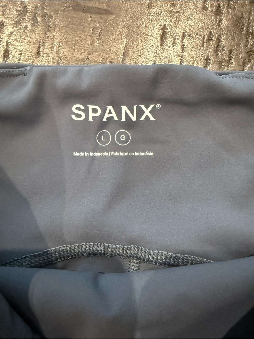 SPANX Active High Rise Pocket 7/8 Leggings Slate Blue Size Large NWOT - Picture 2 of 6